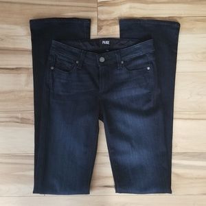 Paige 27 Manhattan Boot Cut Dark Mirabelle Wash